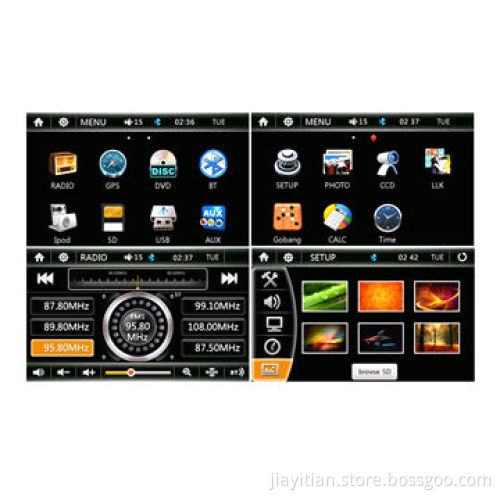 8-inch Car DVD Players, Suitable for Ford Edge 2013, with BT/TV/GPS/iPod/Canbus functions
